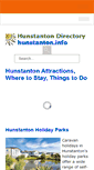 Mobile Screenshot of hunstanton-info.com
