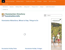 Tablet Screenshot of hunstanton-info.com